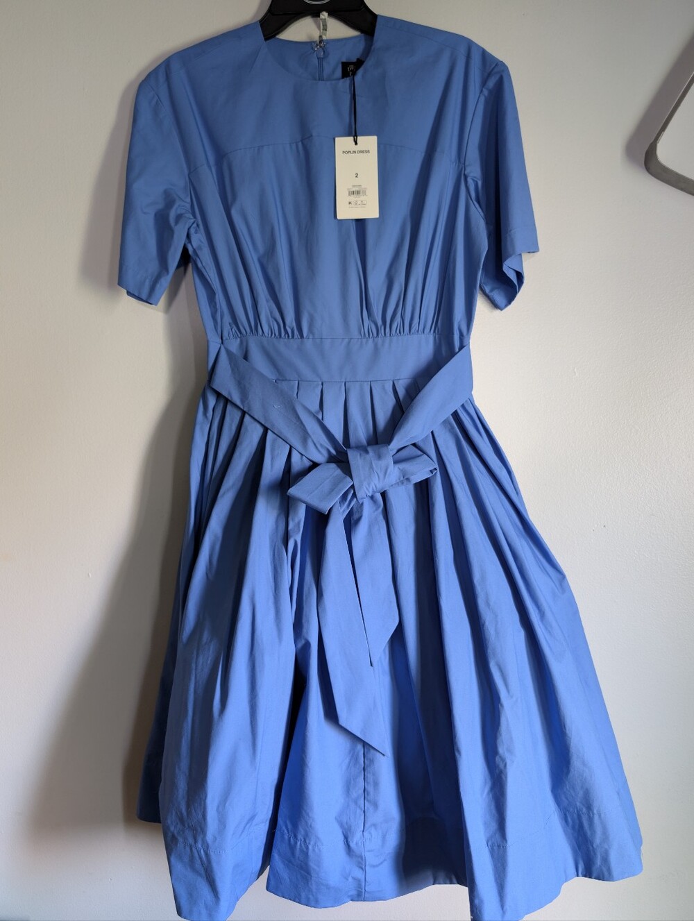 TDWP Light Blue Belted  Dress